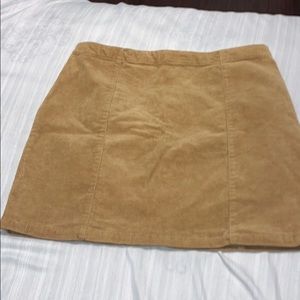 Khaki skirt